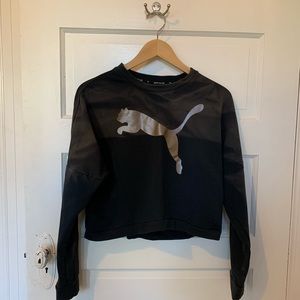 PUMA Crop Crew Neck Sweater
